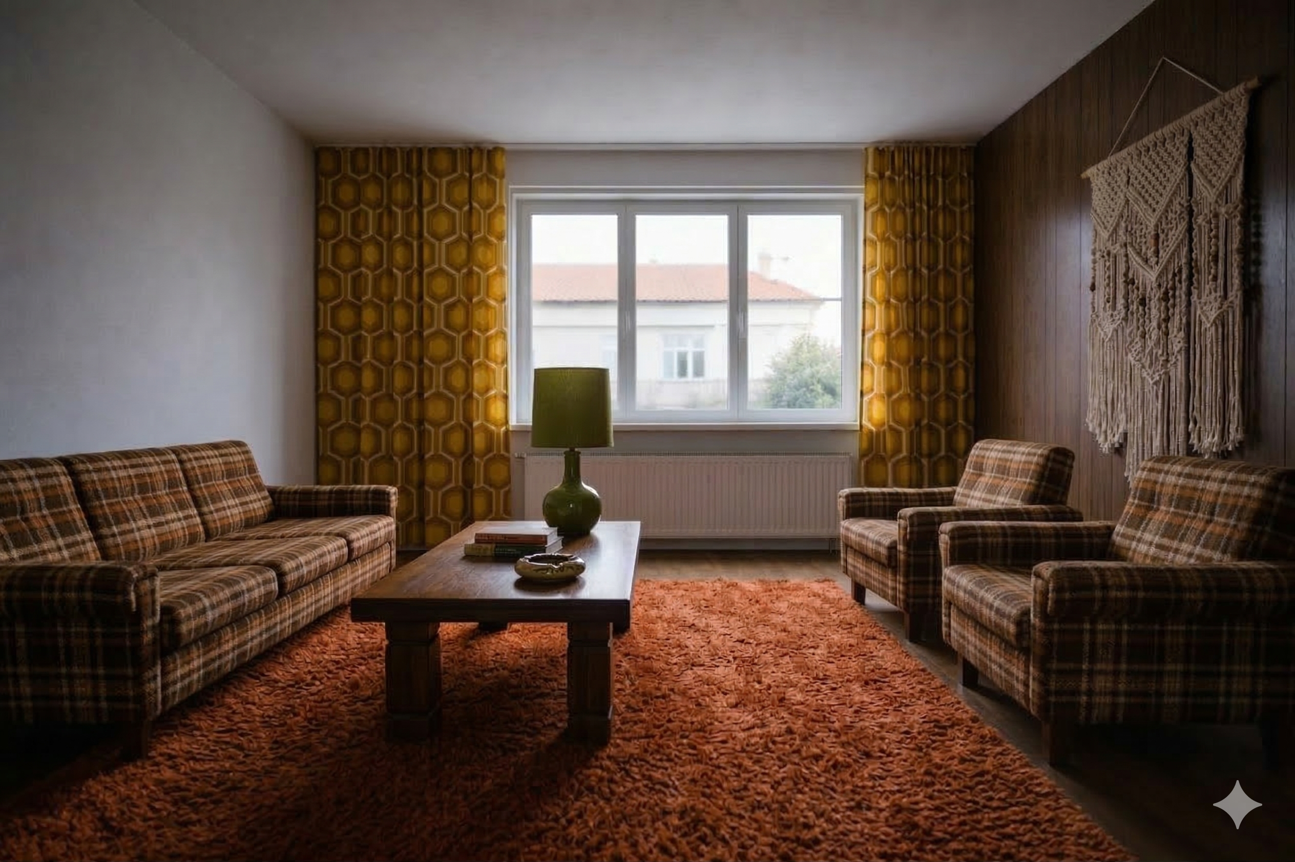 70-luvun sisustus ennen visualisointia